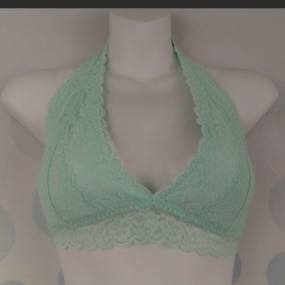 Gilly Hicks Mint Green Lace Bralette Small- New!! - Picture 3 of 7